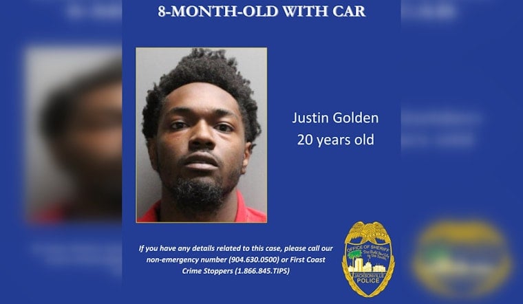 Jacksonville Man Charged with Aggravated Manslaughter and Vehicular Homicide in Death of 8-Month-Old Baby