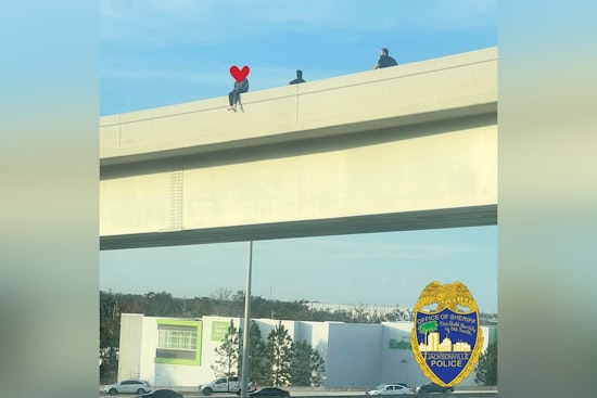 Jacksonville Patrol Officers Swiftly Save Individual on I-95/I-10 Ledge and Sheriff's Office Shares Uplifting Mental Health Message