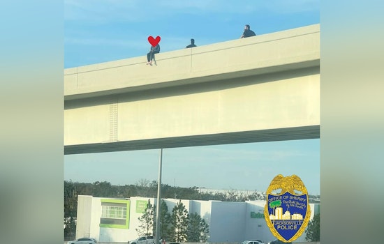 Jacksonville Patrol Officers Swiftly Save Individual on I-95/I-10 Ledge and Sheriff's Office Shares Uplifting Mental Health Message