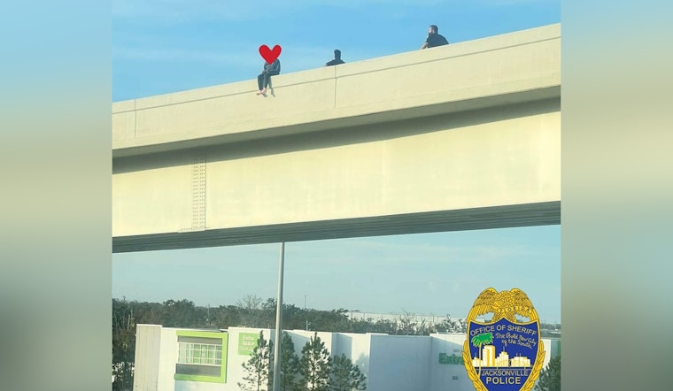 Jacksonville Patrol Officers Swiftly Save Individual on I-95/I-10 Ledge and Sheriff's Office Shares Uplifting Mental Health Message