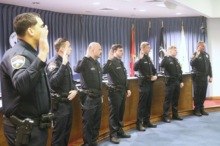 Jacksonville Police Department Welcomes Seven New Officers After Rigorous Training Program