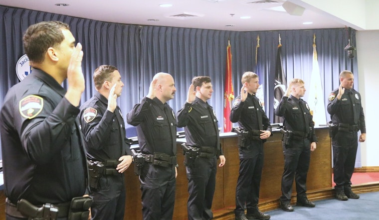 Jacksonville Police Department Welcomes Seven New Officers After Rigorous Training Program