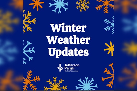 Jefferson Parish Braces for Icy Blast, Officials Urge Safety Measures as Winter Storm Warning Takes Effect