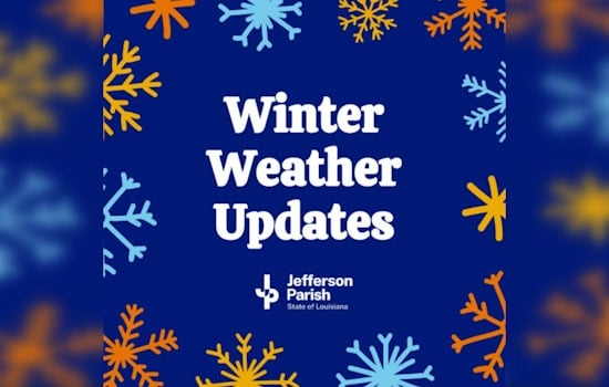 Jefferson Parish Braces for Icy Blast, Officials Urge Safety Measures as Winter Storm Warning Takes Effect