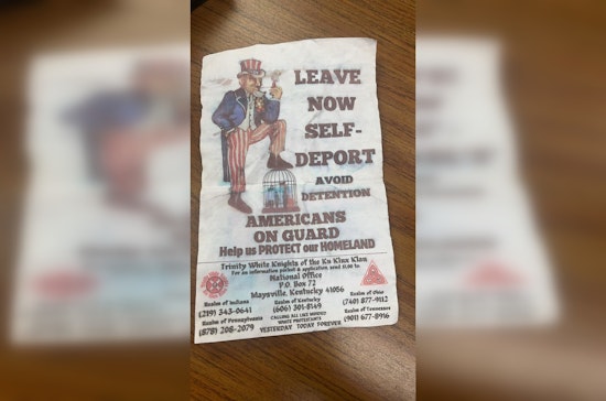 KKK Flyer Distribution in East Tennessee Cities Sparks Law Enforcement Investigation