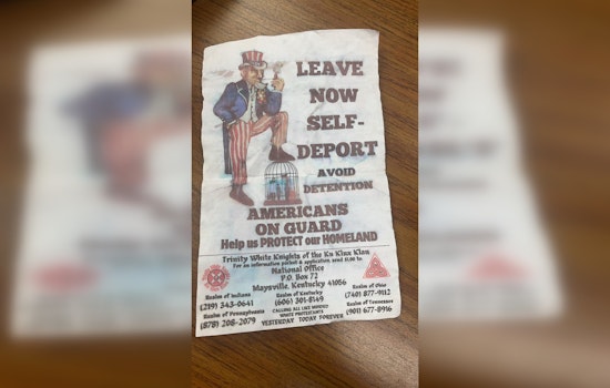 KKK Flyer Distribution in East Tennessee Cities Sparks Law Enforcement Investigation