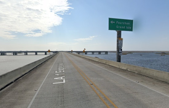 LA 1 Leeville Bridge Partially Reopened amid Winter Weather Advisory with Port Fourchon to Leeville Section Still Closed