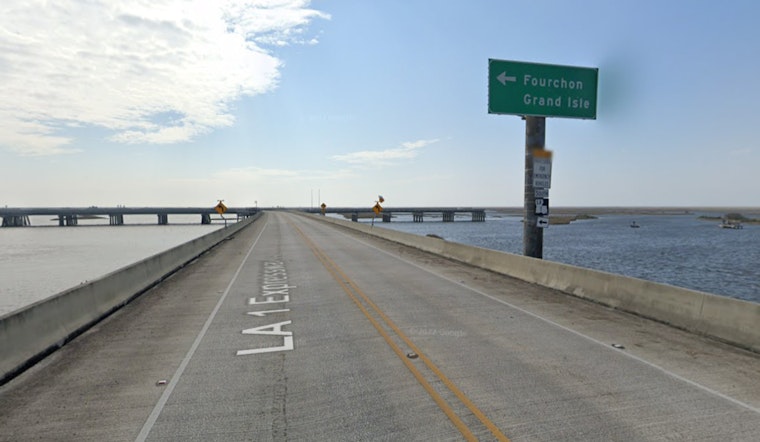 LA 1 Leeville Bridge Partially Reopened amid Winter Weather Advisory with Port Fourchon to Leeville Section Still Closed