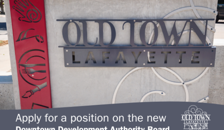 Lafayette Seeks Passionate Residents to Shape Future of Old Town as DDA Board Members