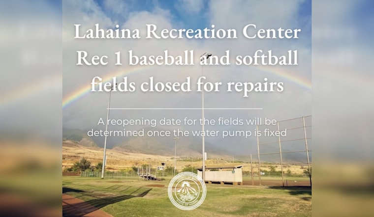 Lahaina Rec 1 Fields Shut Temporarily for Repairs, Upgrades in the Pipeline for Enhanced Playability