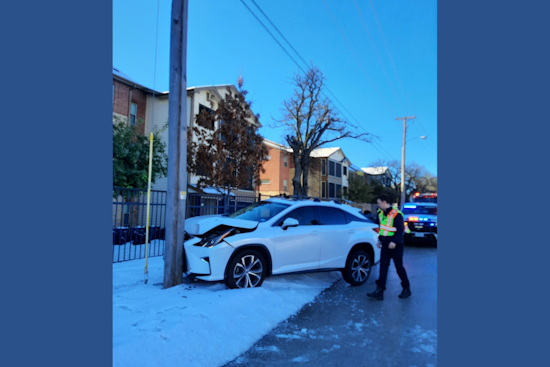 Lake Dallas Police Warn of Black Ice After Single-Vehicle Accident on E Swisher Road