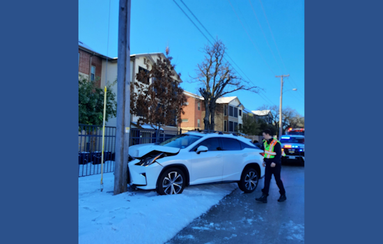 Lake Dallas Police Warn of Black Ice After Single-Vehicle Accident on E Swisher Road