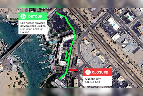 Lake Havasu City Announces Temporary Closure of Queen’s Bay Cul-de-sac for Construction