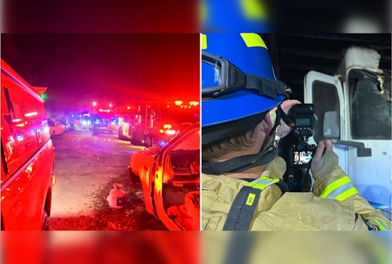 Lake Travis Firefighters Heroically Quell Motorhome Blaze, One Injured, Safety Reminder Issued Amid Cold Snap
