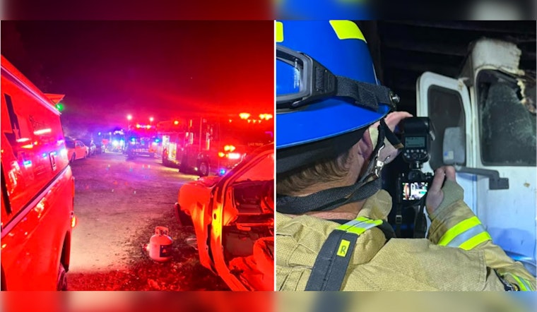 Lake Travis Firefighters Heroically Quell Motorhome Blaze, One Injured, Safety Reminder Issued Amid Cold Snap