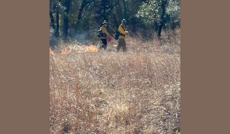 Lake Worth and Fort Worth Fire Departments Join Forces for Controlled Burn Exercise at Nature Center