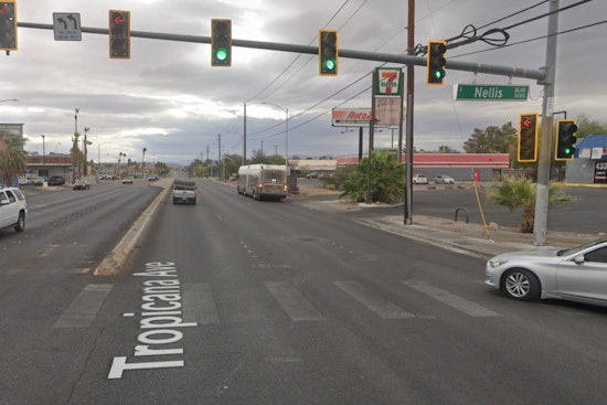 Las Vegas Pedestrian Succumbs to Injuries 10 Days After Collision on East Tropicana Avenue
