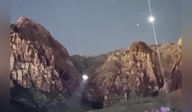 Las Vegas Rescue Team Triumphs in Double Operation, Safely Airlifts Stranded Climbers from Pine Creek Canyon