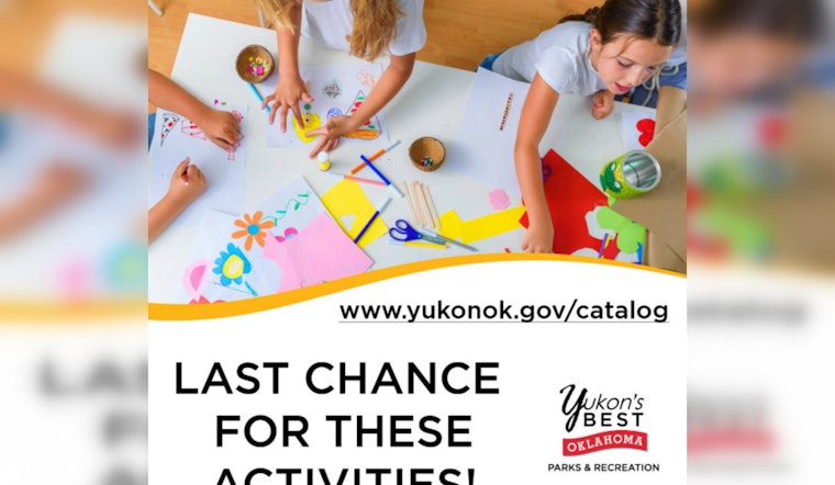 Last Chance to Join Enrichment Programs at Yukon Community Center