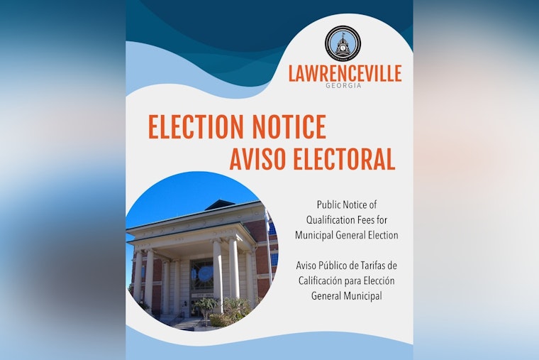 Lawrenceville Announces City Council Election, Call for Candidates to Shape Community's Future