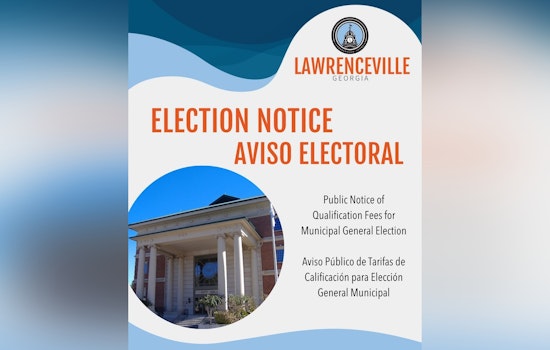 Lawrenceville Announces City Council Election, Call for Candidates to Shape Community's Future