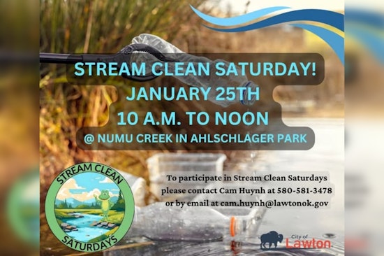Lawton Community Unites for "Stream Clean Saturday" at Ahlschlager Park to Enhance Local Environment