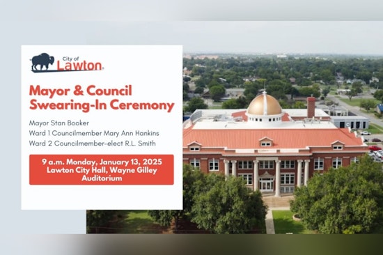 Lawton's Leadership Transition with Swearing-In Ceremony and Mayor's Address Scheduled at City Hall