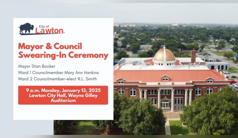 Lawton's Leadership Transition with Swearing-In Ceremony and Mayor's Address Scheduled at City Hall