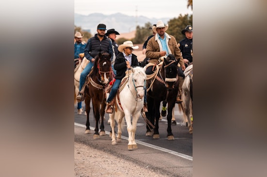 LVMPD Officers Embrace Hispanic Heritage at Cabalgata Cultural Event in Las Vegas