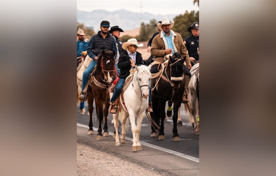 LVMPD Officers Embrace Hispanic Heritage at Cabalgata Cultural Event in Las Vegas