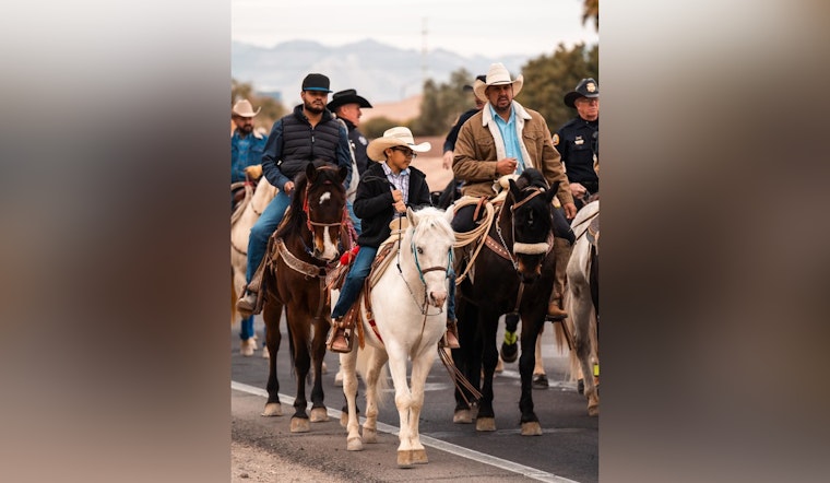 LVMPD Officers Embrace Hispanic Heritage at Cabalgata Cultural Event in Las Vegas