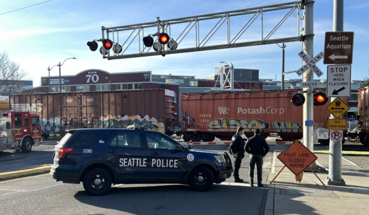 Man Fatally Struck by BNSF Train Near Belltown Waterfront, Seattle Police Investigating