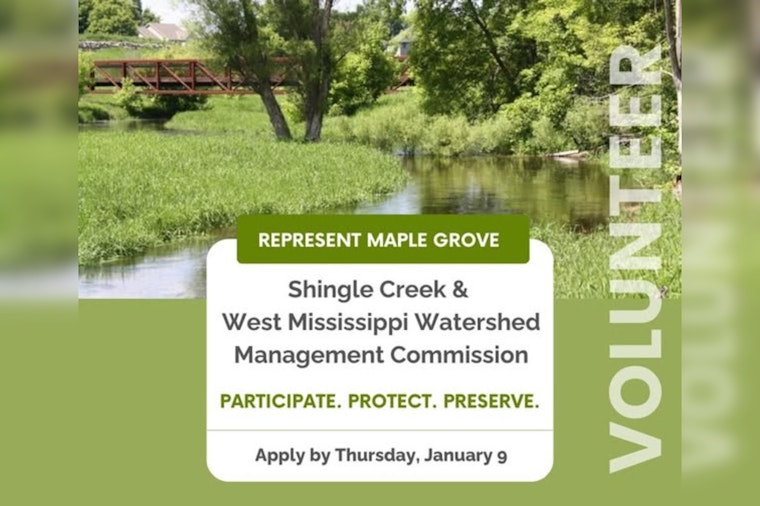Maple Grove Calls for Community Champions to Join Watershed Management Commissions