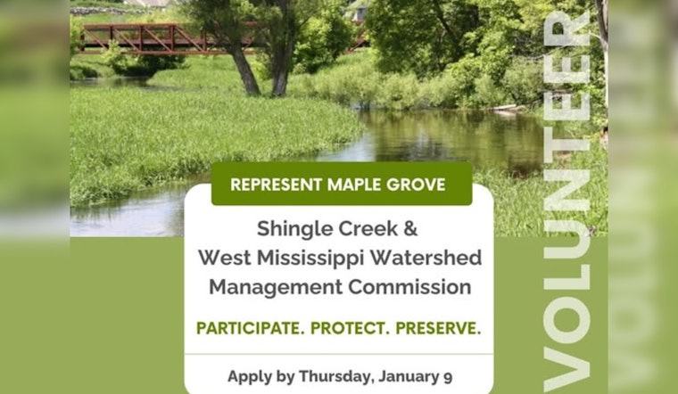 Maple Grove Calls for Community Champions to Join Watershed Management Commissions