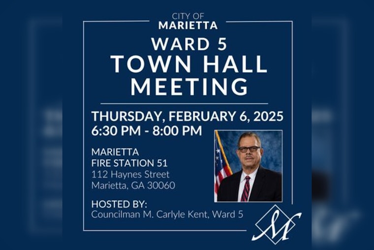 Marietta's Ward 5 Councilman Kent to Host Town Hall Meeting at Fire Station 51