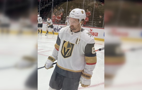 Mark Stone Celebrates 100th Goal in Golden Knights' Triumph Over Sharks