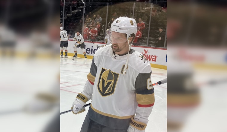 Mark Stone Celebrates 100th Goal in Golden Knights' Triumph Over Sharks