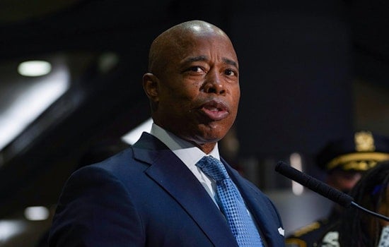 Mayor Eric Adams Addresses NYC's Future at Apollo Theater Amid Federal Corruption Probe and NYPD Wage Dispute