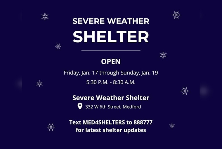 Medford Mobilizes Severe Weather Shelter for Residents as Temperatures Plummet