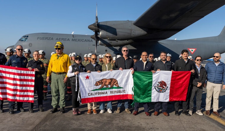 Mexican Firefighters Join 14,000 Personnel to Combat Wildfires in Los Angeles