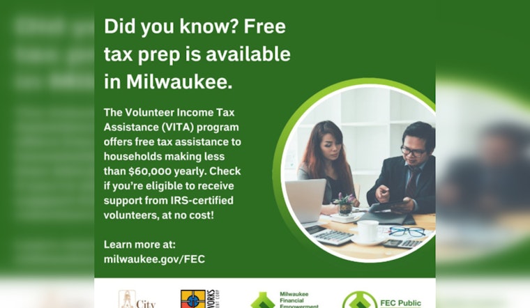 Milwaukee Announces Free Tax Assistance for Residents