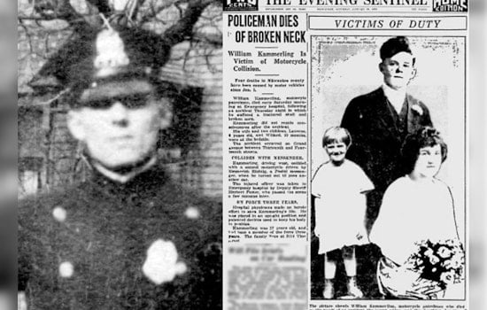 Milwaukee Police Honor Fallen Officer William Kammerling on Anniversary of Line-of-Duty Death in 1922
