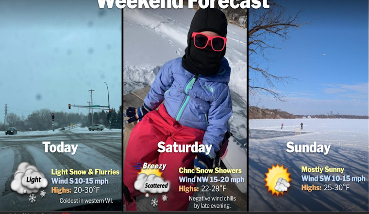 Minneapolis Braces for Snow Flurries and Chilly Winds, Says NWS