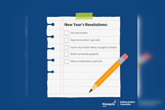Minneapolis Health Department Advocates for Healthy Habits to Combat Flu and COVID in New Year's Push