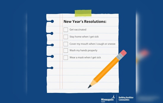 Minneapolis Health Department Advocates for Healthy Habits to Combat Flu and COVID in New Year's Push