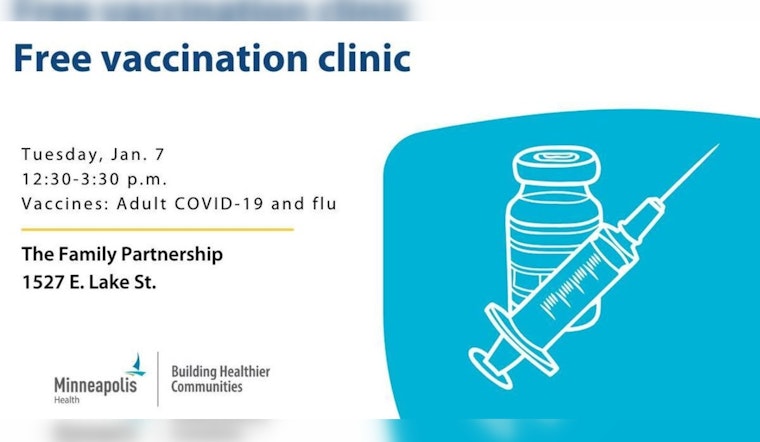 Minneapolis Health Department Launches Free COVID-19 and Flu Vaccine Clinic at The Family Partnership