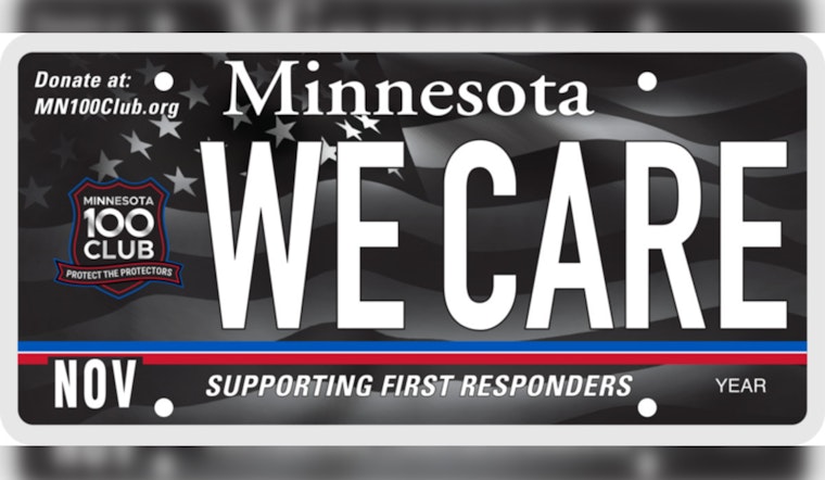 Minnesota Launches MN 100 Club License Plates to Support Families of Fallen First Responders