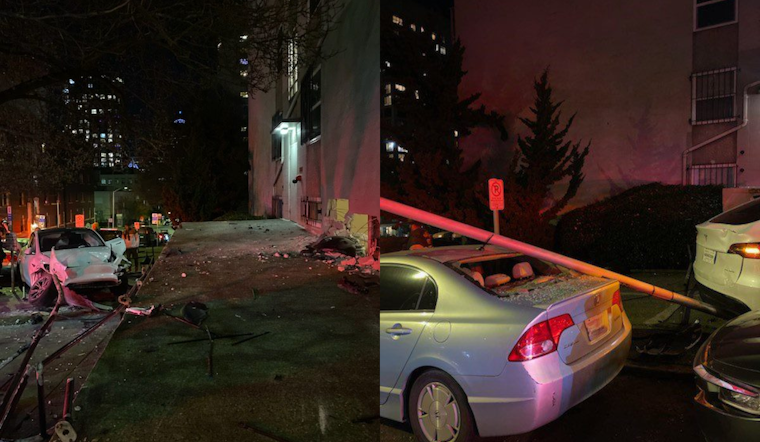 Miraculous Survival for Woman in High-Speed Seattle Crash into First Hill Building