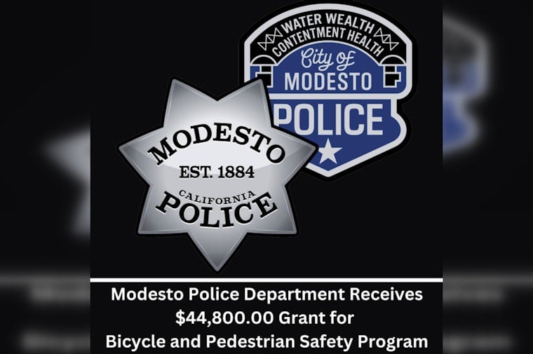 Modesto Police Department Receives Grant to Boost Bicycle and Pedestrian Safety Programs
