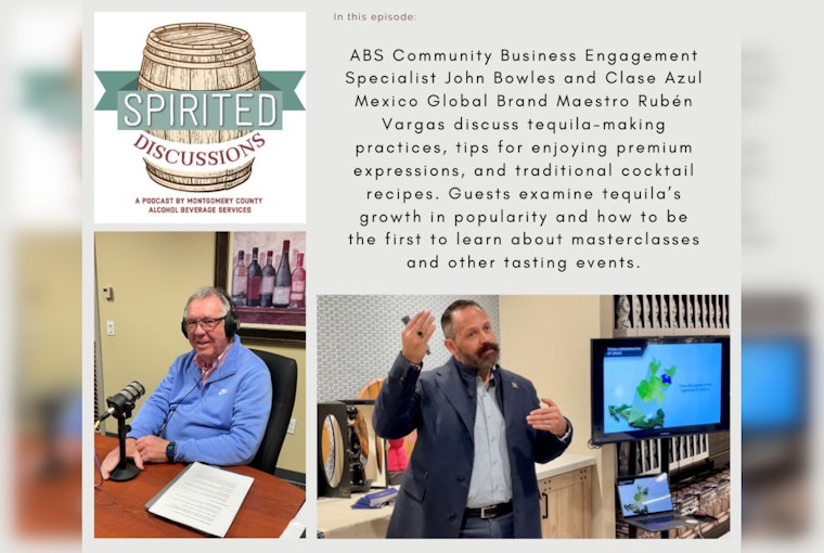 Montgomery County ABS Podcast "Spirited Discussions" Explores Premium Sipping Tequila with Clase Azul